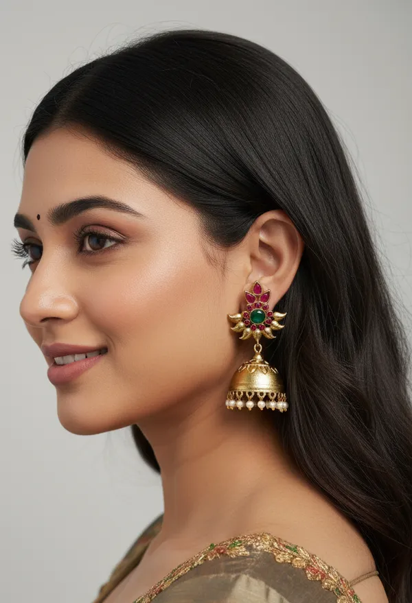 Traditional_Earrings_In_Gold_Finish