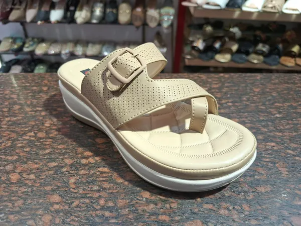 Women's_Beige_Comfort_Wedge_Sandals_with_Buckle_Strap