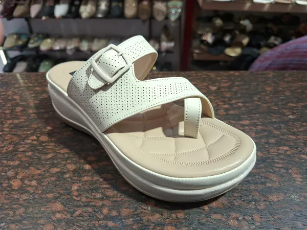 Women's_White_Perforated_Orthopedic_Comfort_Sandals_with_Buckle_Strap
