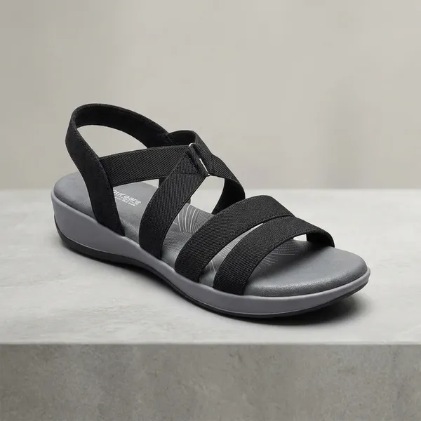 Black_Elastic_Strap_Sandals_with_Grey_Footbed