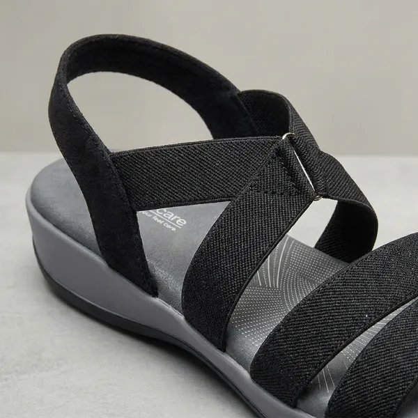 Black_Elastic_Strap_Sandals_with_Grey_Footbed