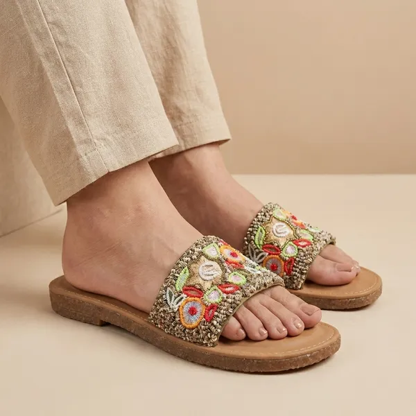 Women's_Embroidered_Floral_Slide_Sandals_-_Beige