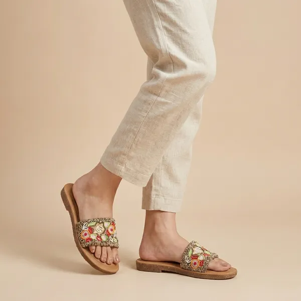 Women's_Embroidered_Floral_Slide_Sandals_-_Beige