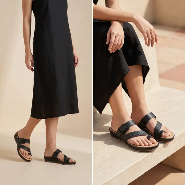Black_Embossed_Strap_Sandals_for_Women