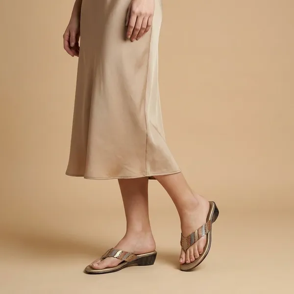 Women's_Golden_Embellished_T-Strap_Wedge_Sandals
