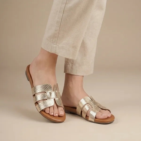 Stylish_silver-Toned_Slip-On_Sandals_for_Women
