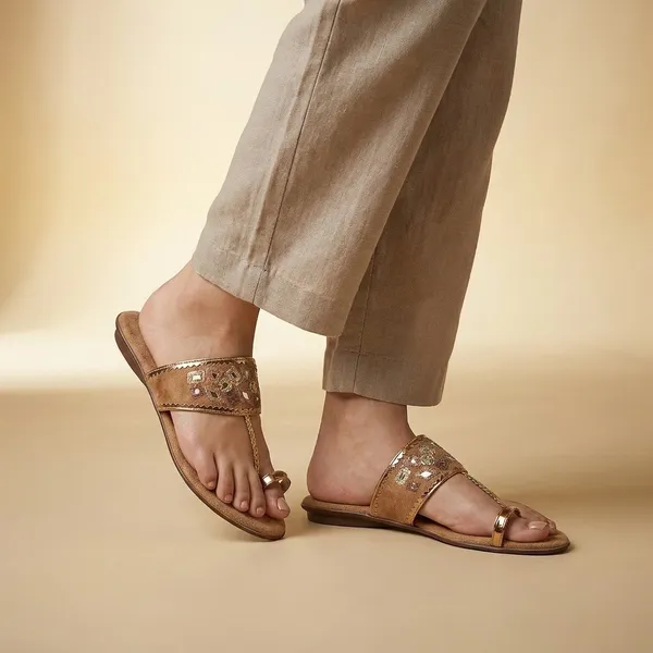 Golden_Braided_Strap_Sandal_with_Embellished_Upper