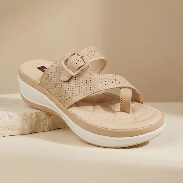 Women's_Beige_Comfort_Wedge_Sandals_with_Buckle_Strap