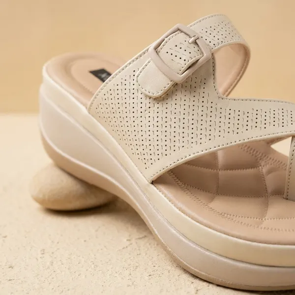 Women's_White_Perforated_Orthopedic_Comfort_Sandals_with_Buckle_Strap