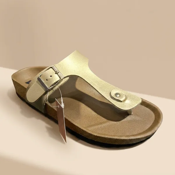 Beige_T-Strap_Sandals_with_Buckle_Closure