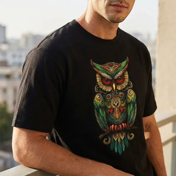 Black_Premium_Cotton_Fabric_Oversized_T-Shirt_For_Men