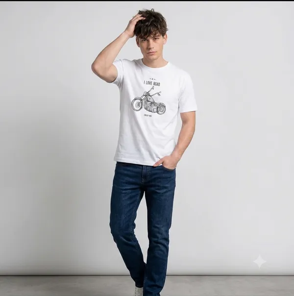 White_Premium_Cotton_Fabric_T-Shirt_For_Men