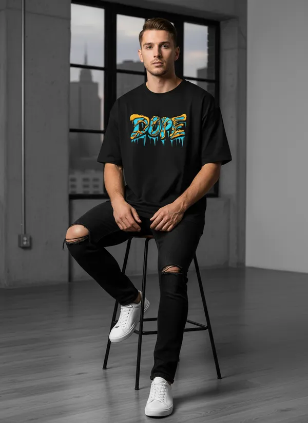 Black_Premium_Cotton_Fabric_Oversized_T-Shirt_For_Men
