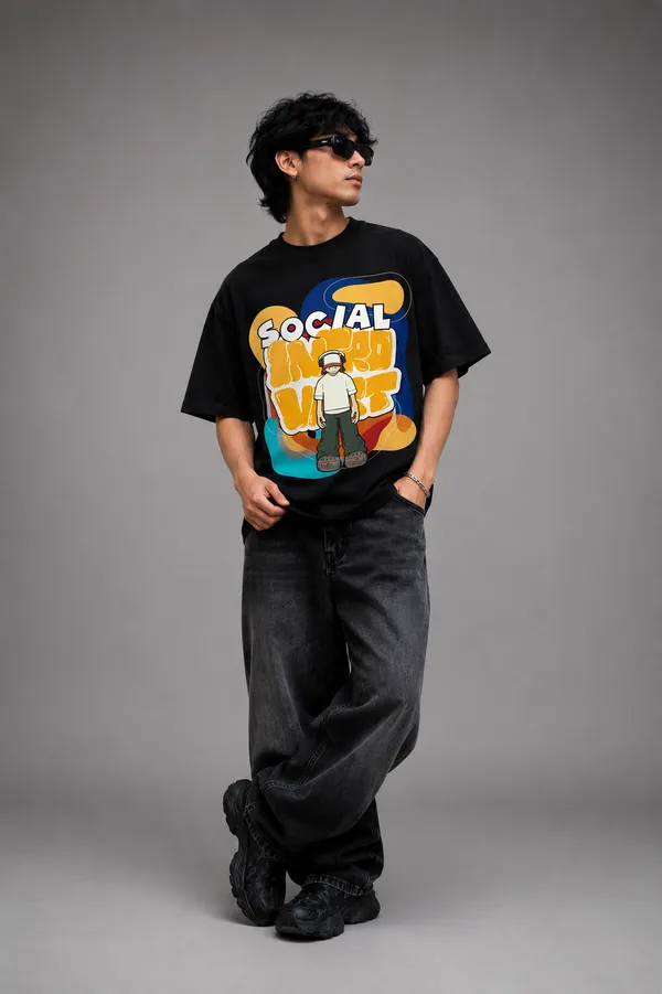 Black_Premium_Cotton_Fabric_Oversized_T-Shirt_For_Men