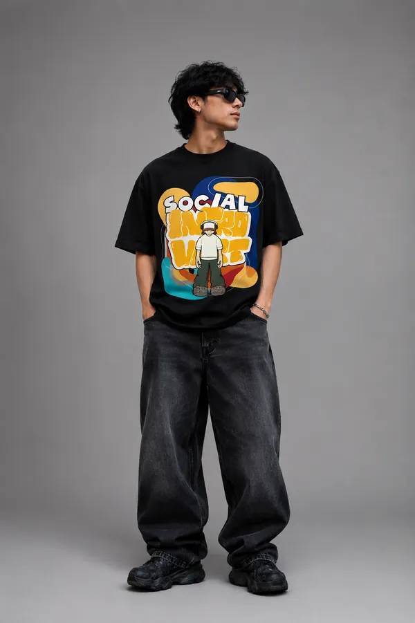 Black_Premium_Cotton_Fabric_Oversized_T-Shirt_For_Men