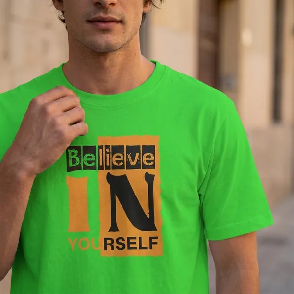 Neon_Green_Premium_Cotton_Fabric_T-Shirt_For_Men