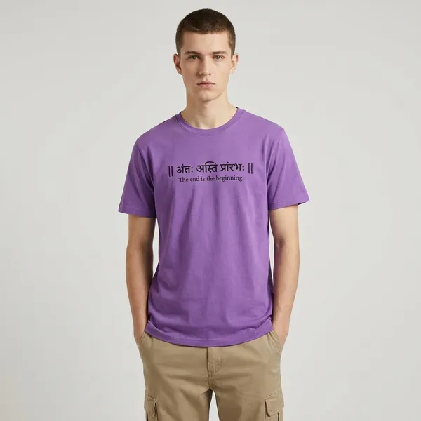 Purple_Premium_Cotton_Fabric_T-Shirt_For_Men