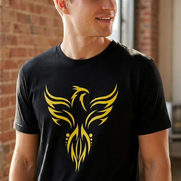 Black_Premium_Cotton_Fabric_T-Shirt_For_Men