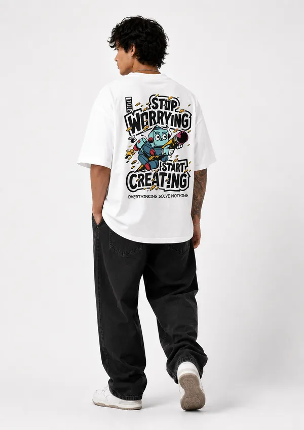 White_Premium_Cotton_Fabric_Oversized_T-Shirt_For_Men