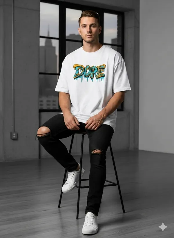 White_Premium_Cotton_Fabric_Oversized_T-Shirt_For_Men