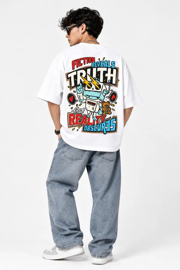 White_Premium_Cotton_Fabric_Oversized_T-Shirt_For_Men