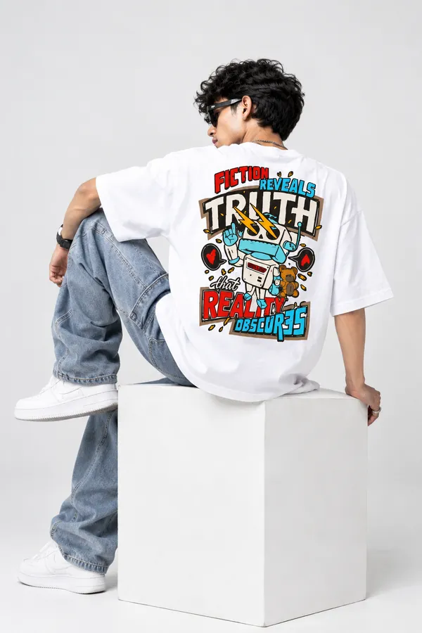 White_Premium_Cotton_Fabric_Oversized_T-Shirt_For_Men