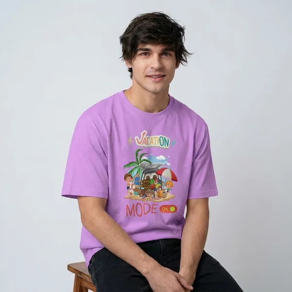 Purple_Premium_Cotton_Fabric_T-Shirt_For_Men