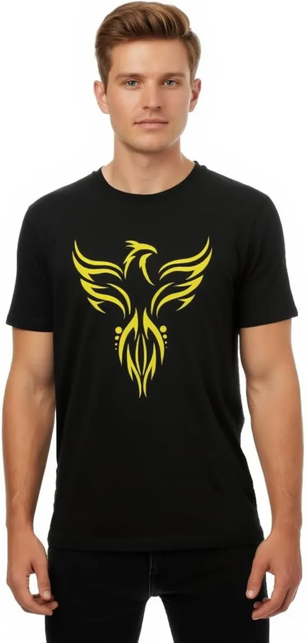 Black_Premium_Cotton_Fabric_T-Shirt_For_Men