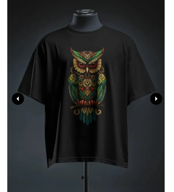 Black_Premium_Cotton_Fabric_Oversized_T-Shirt_For_Men