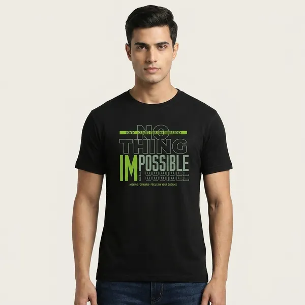 Black_Premium_Cotton_Fabric_T-Shirt_For_Men