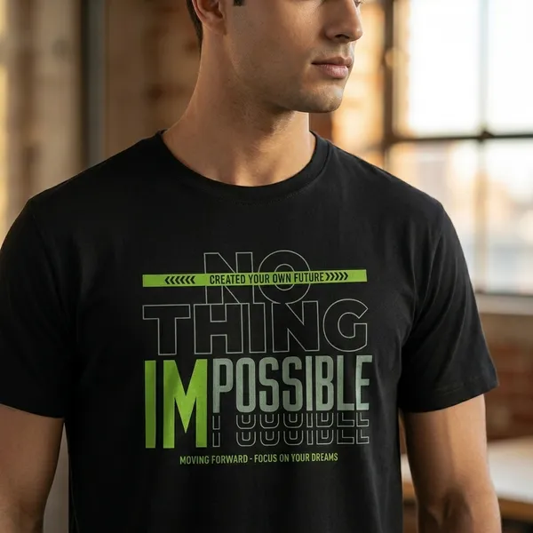 Black_Premium_Cotton_Fabric_T-Shirt_For_Men