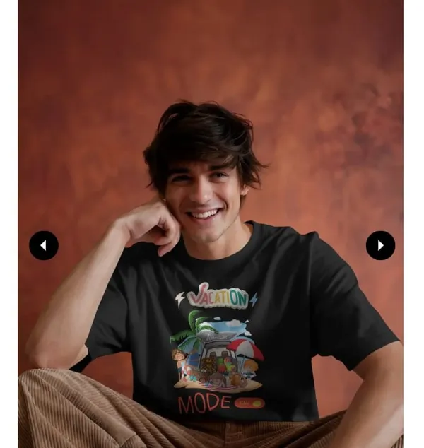 Black_Premium_Cotton_Fabric_T-Shirt_For_Men
