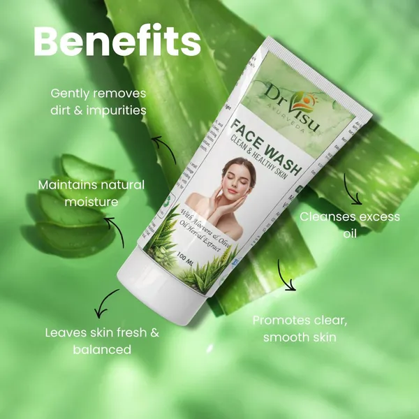 Dr_Visu_Aloe_Vera_Olive_Oil_Extract_Face_Wash_100_Ml_Gentle_Cleansing_Skin_Nourishment