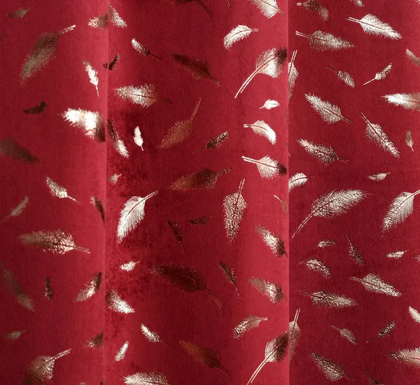 Red_Velvet_And_Polyester_Printed_Premium_Window_Curtain_Panels_(Grommet_and_Eyelet)_For_Living_Room_&_Bedroom