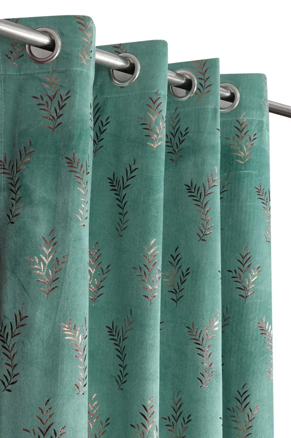 Sea_Green_Velvet_And_Polyester_Premium_Window_Curtain_Panels_(Grommet_and_Eyelet)_For_Living_Room_&_Bedroom