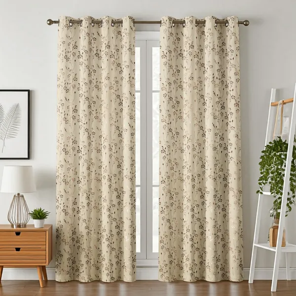 Cream_Velvet_And_Polyester_Floral_Embroidered_Premium_Window_Curtain_Panels_(Grommet_and_Eyelet)_For_Living_Room_&_Bedroom