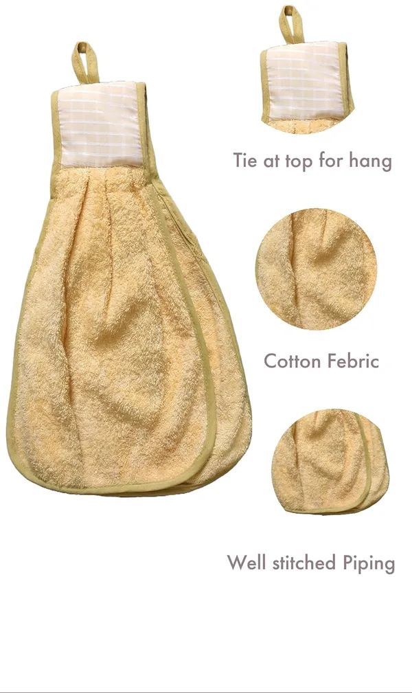Yellow_Cotton_Terry,_Decorative_Pattern_Fabric,_Polyester_Trim_Premium_Hand_Towel_For_Kitchen_&_Bathroom