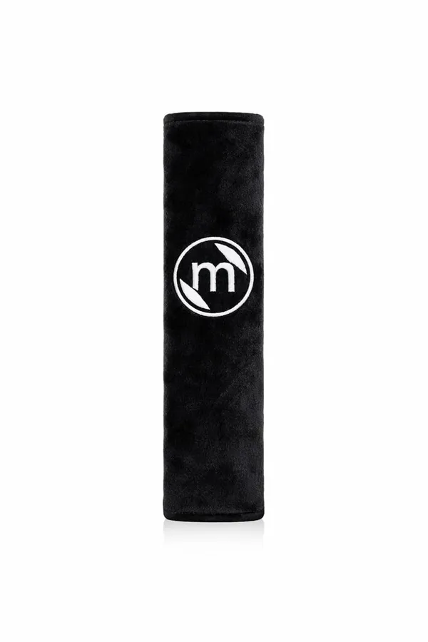 Black_Polyester_Foam_Cushioning_And_Synthetic_Leather_Trim_Seat_Belt_Pad_For_Car