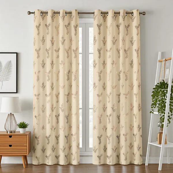 Cream_Velvet_And_Polyester_Premium_Window_Curtain_Panels_(Grommet_and_Eyelet)_For_Living_Room_&_Bedroom