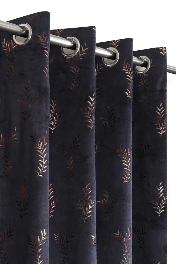 Navy_Blue_Velvet_And_Polyester_Premium_Window_Curtain_Panels_(Grommet_and_Eyelet)_For_Living_Room_&_Bedroom