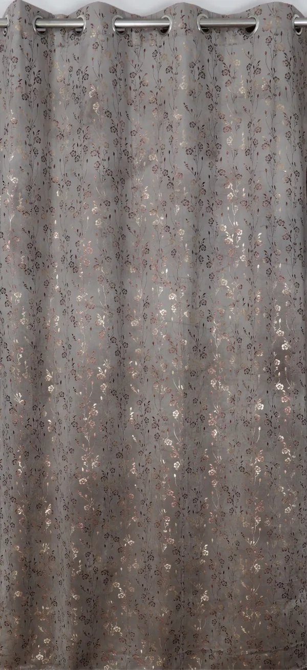 GreyVelvet_And_Polyester_Floral_Embroidered_Premium_Window_Curtain_Panels_(Grommet_and_Eyelet)_For_Living_Room_&_Bedroom