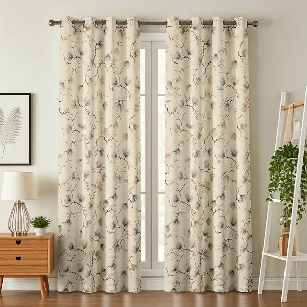 Cream_Velvet_And_Polyester_Premium_Window_Curtain_Panels_(Grommet_and_Eyelet)_For_Living_Room_&_Bedroom