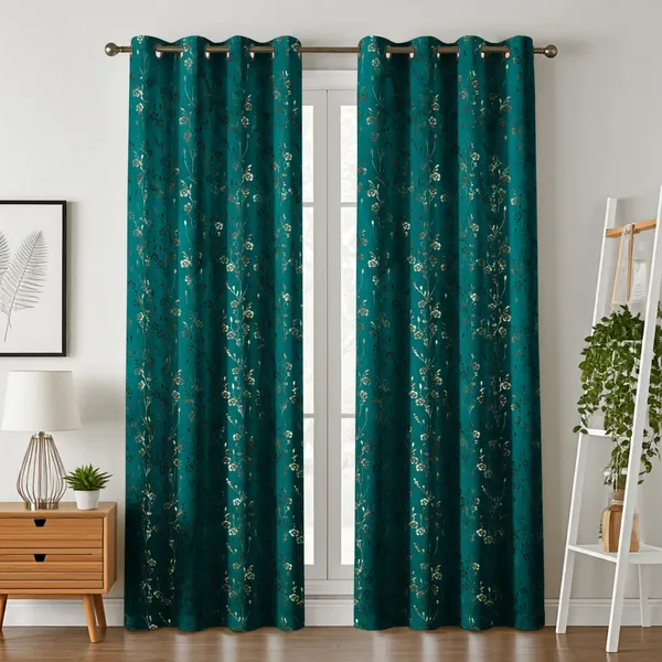 Aqua_Green_Velvet_And_Polyester_Floral_Embroidered_Premium_Window_Curtain_Panels_(Grommet_and_Eyelet)_For_Living_Room_&_Bedroom