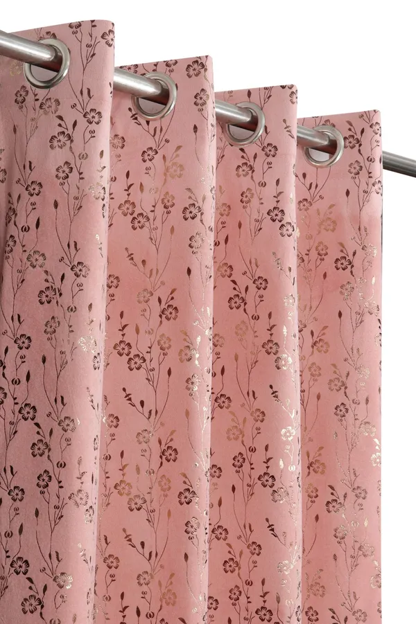 Pink_Velvet_And_Polyester_Premium_Window_Curtain_Panels_(Grommet_and_Eyelet)_For_Living_Room_&_Bedroom