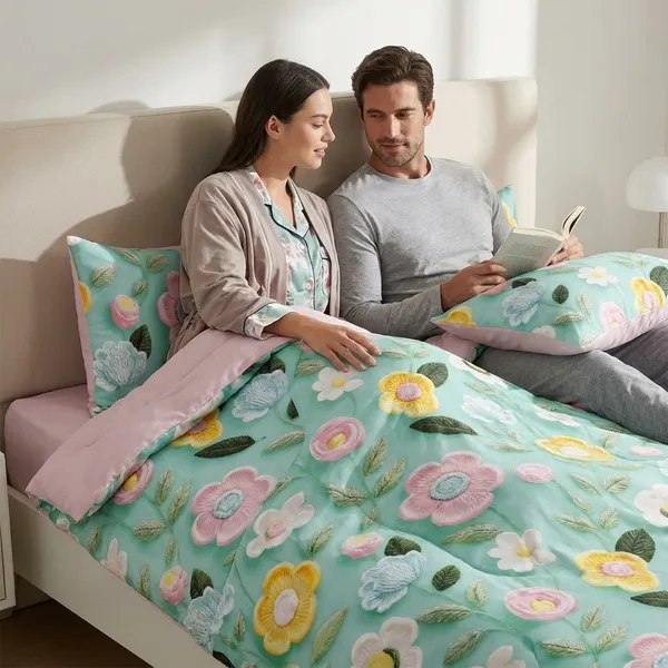 Multicolor_Glace_Cotton_Printed_Premium_Bedding_Sets_For_Living_Room_&_Bedroom_(Pack_of_3)
