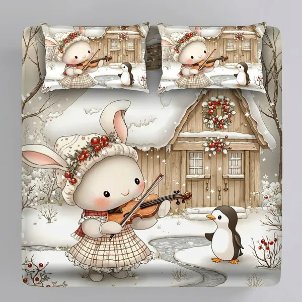 Multicolor_Glace_Cotton_Premium_Bedding_Sets_For_Living_Room_&_Bedroom_(Pack_of_3)