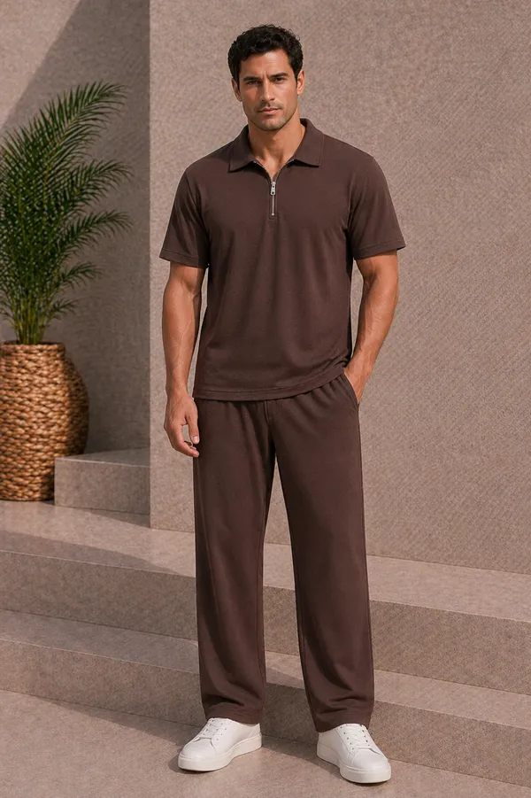Mens_Premium_Co-ord_Set_|_Stylish_Zip_T-Shirt_&_Full_Track_Combo_|_Casual_Wear