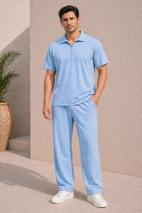 Mens_Premium_Co-ord_Set_|_Stylish_Zip_T-Shirt_&_Full_Track_Combo_|_Casual_Wear