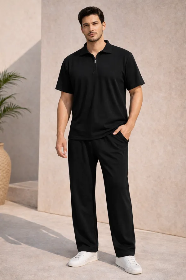 Mens_Premium_Co-ord_Set_|_Stylish_Zip_T-Shirt_&_Full_Track_Combo_|_Casual_Wear