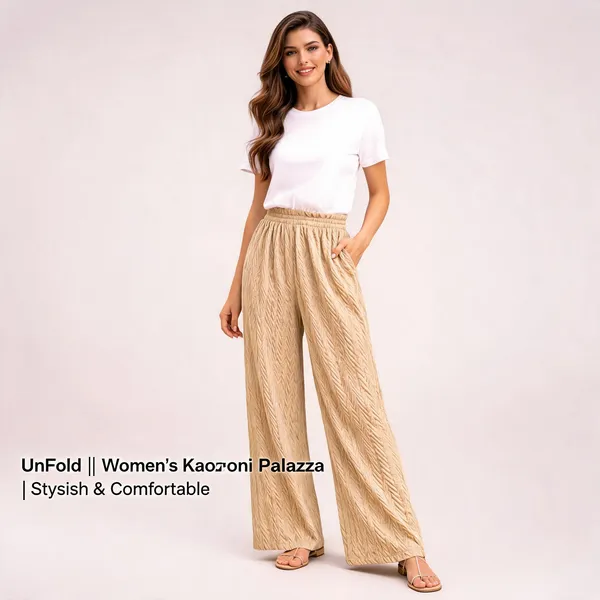 UnFold_||_Women's_Khajoori_Palazzo_||_Stylish_&_Comfortable
